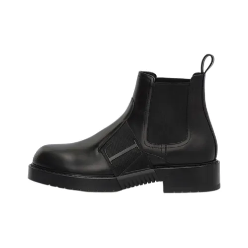 Valentino VLTN Ankle-Length Chelsea Boots Men's Black