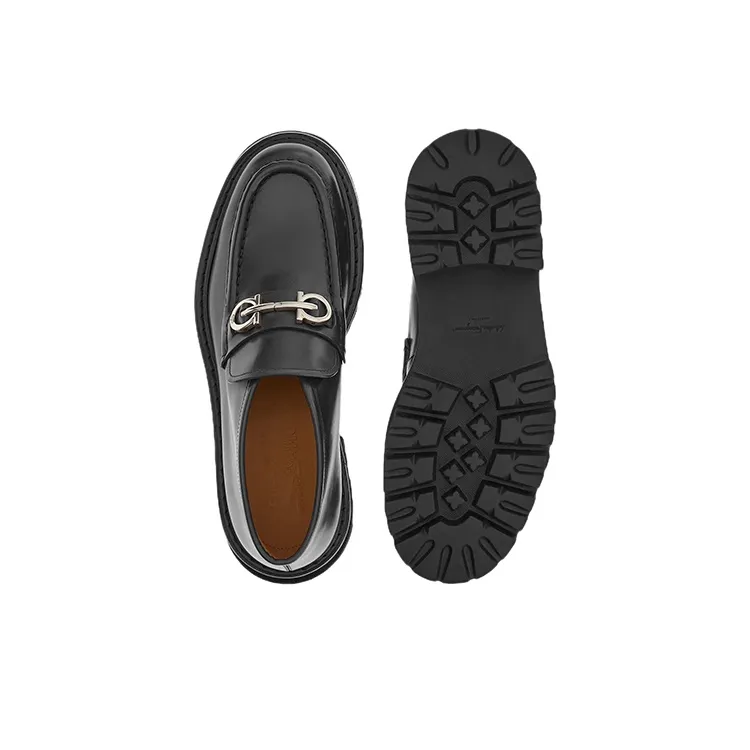 FERRAGAMO Wallabee Ankle Boots Men's Black-5