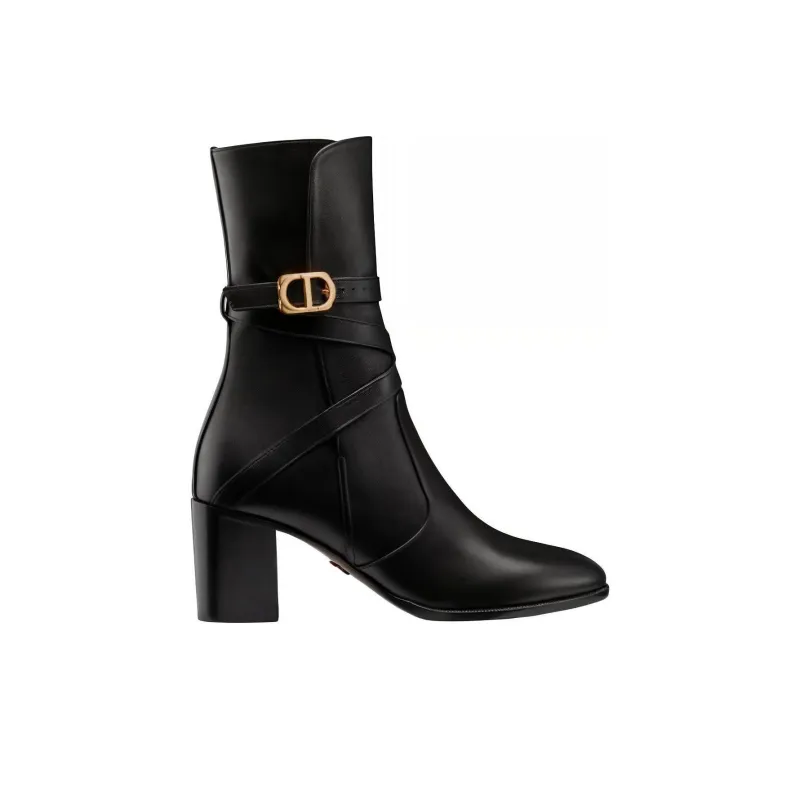 DIOR Empreinte Ankle Boots Women's Black-1