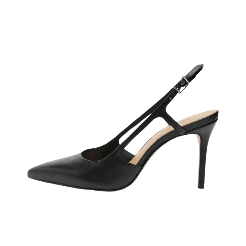 Schutz Boris Slim Heel High Heels 8.4cm Women's Black-0