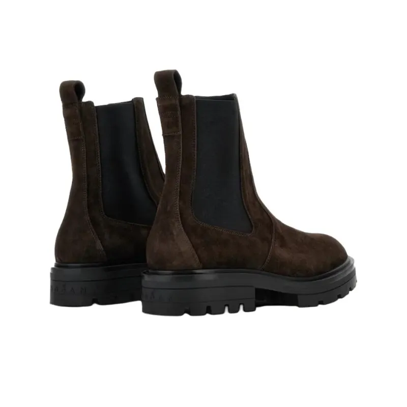 HOGAN H673 Round Toe Chelsea Boots-5