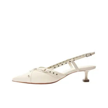 Schutz Venezia Slim Heel High Heels 4.5cm Women's White