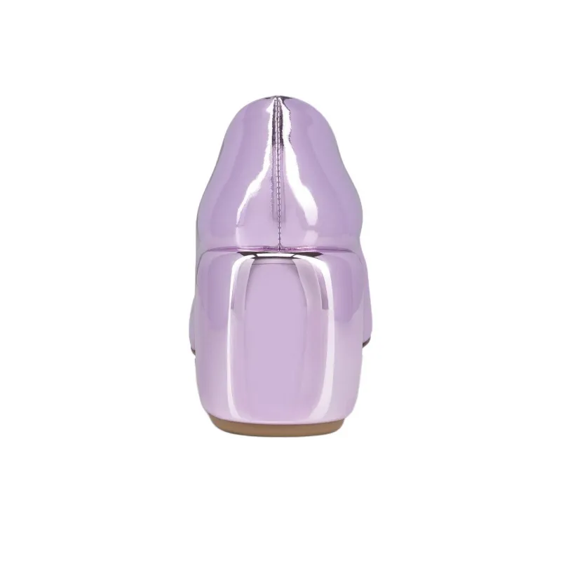CL LUBOTING Minny Irregular Heel High Heels 7cm Women's Purple-3