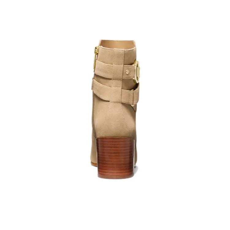 MICHAEL KORS Rory Ankle Boots Women's Beige-3