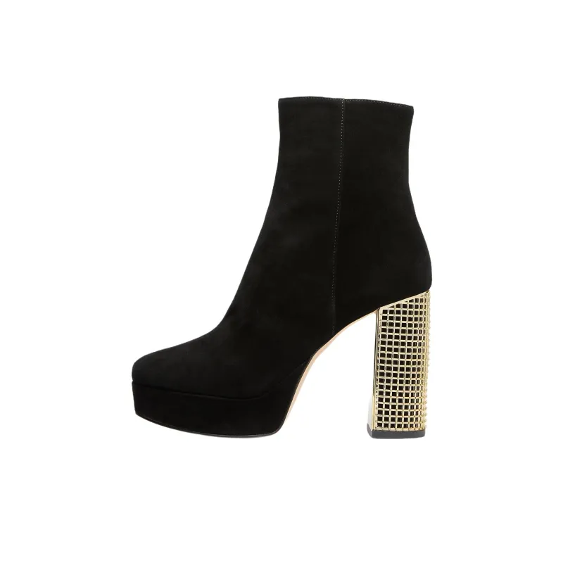 MICHAEL KORS Maxine Ankle Boots 10.5cm Women's Black-0