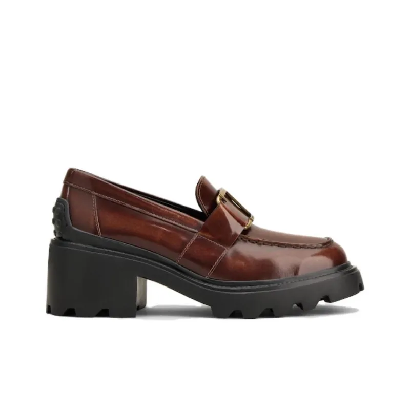 TOD'S Block Heel Loafers Women's-1