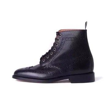 THOM BROWNE Wingtip Brogue Lace Up Boots Women's
