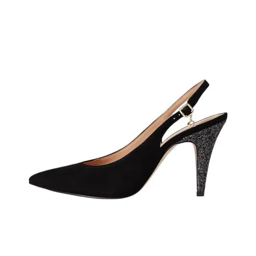 COACH Sutton Slim Heel High Heels 10.1cm Women's Black