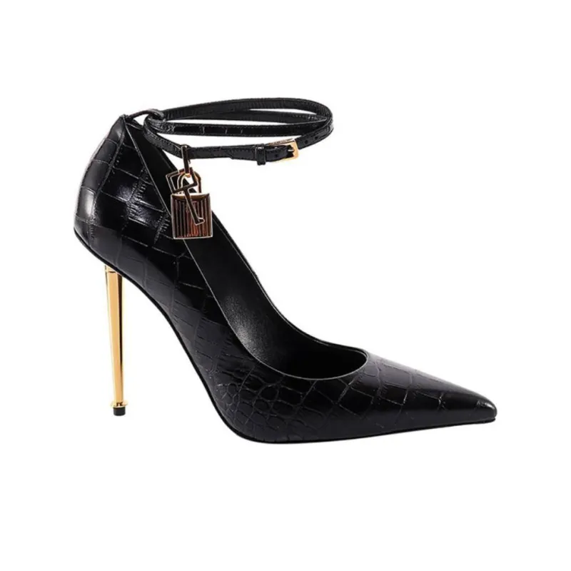 TOM FORD Slim Heel High Heels 11cm Women's Black-1