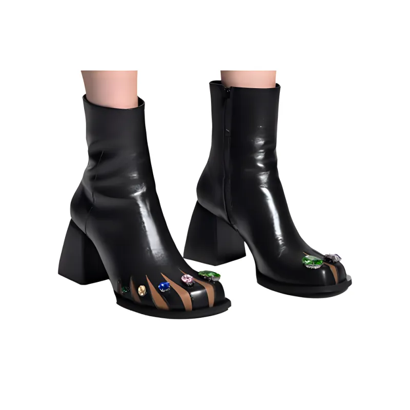 Nina Zarqua Ankle Boots Women's Black-1
