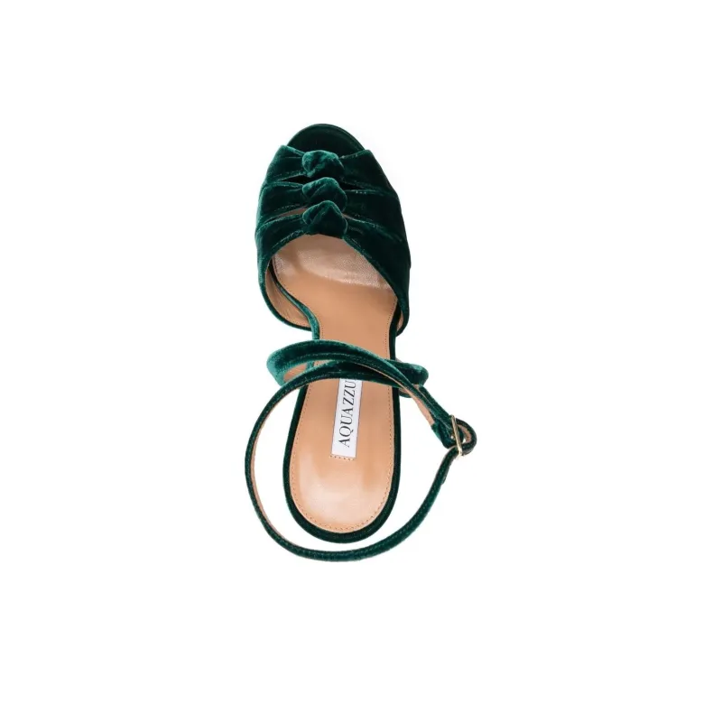 AQUAZZURA One-Strap Sandals 15.5cm Women's Dark Green-4