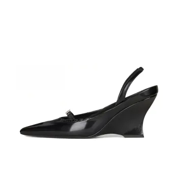 Givenchy Wedge Heel High Heels 7.8cm Women's Black