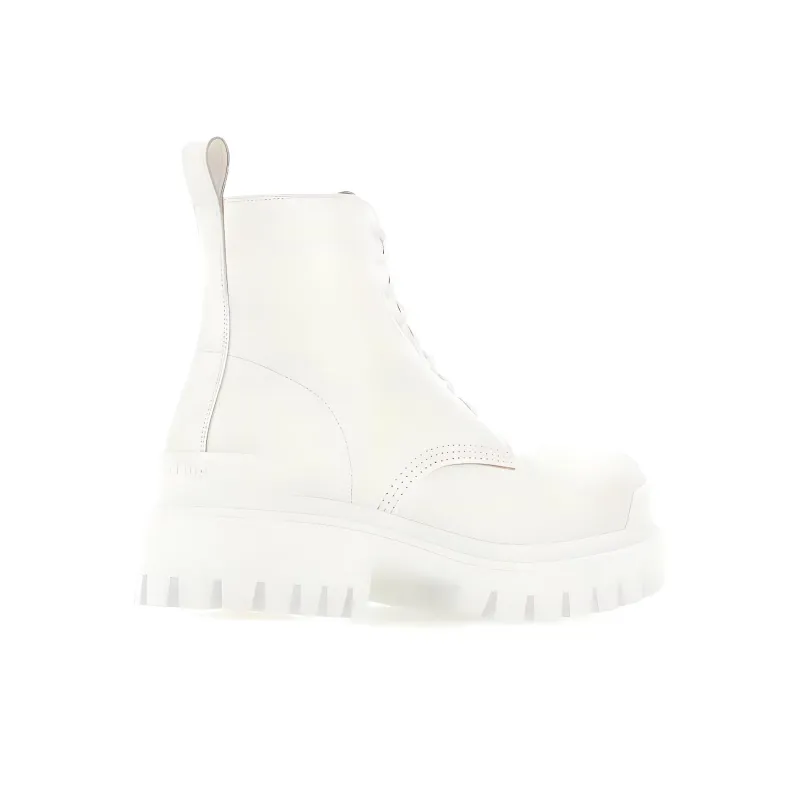 Balenciaga Strike Lace Up Boot 'White'-2