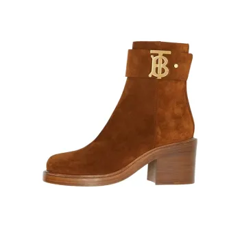 Burberry Ankle Boots Women's Chocolate