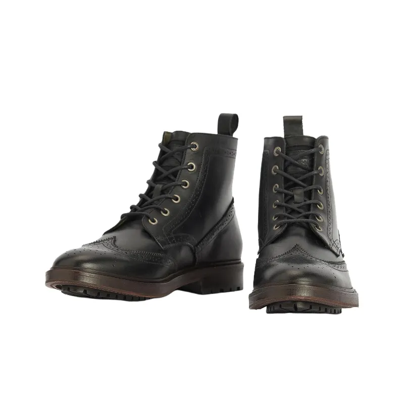 BARBOUR Ankle Boots Men's Black-3