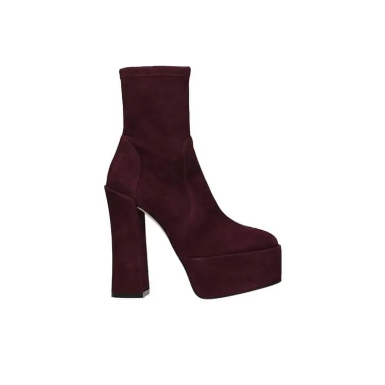 Stuart Weitzman/SW Ankle Boots Women's Violet-1