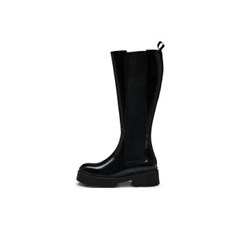 HUGO BOSS Knee-High Chelsea Boots Women's Black