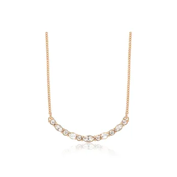 GIVENCHY Metal, Crystal Necklaces Women's Rose Gold Trumpet
