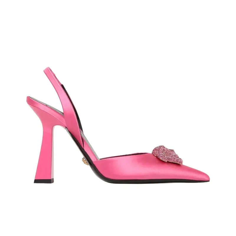 VERSACE High Heels 10.5cm Women's Pink-1