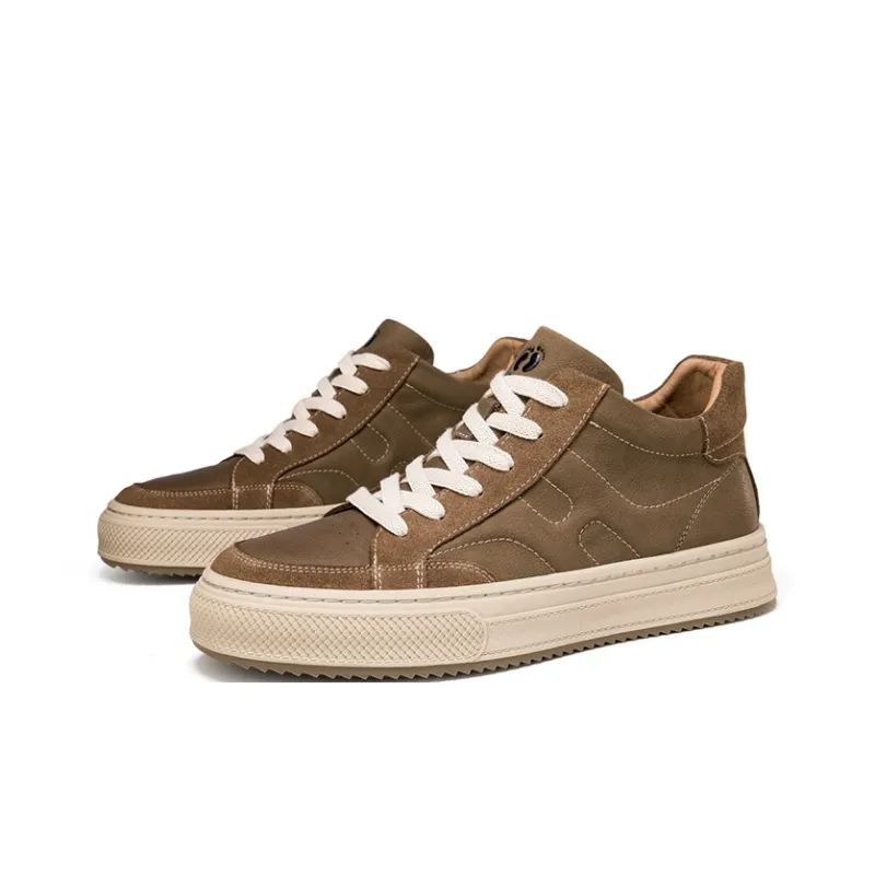 HANG TEN Lightweight Height Increasing Wear-Resistant Slip-Resistant Low-Top Skateboard Shoes Men's-8