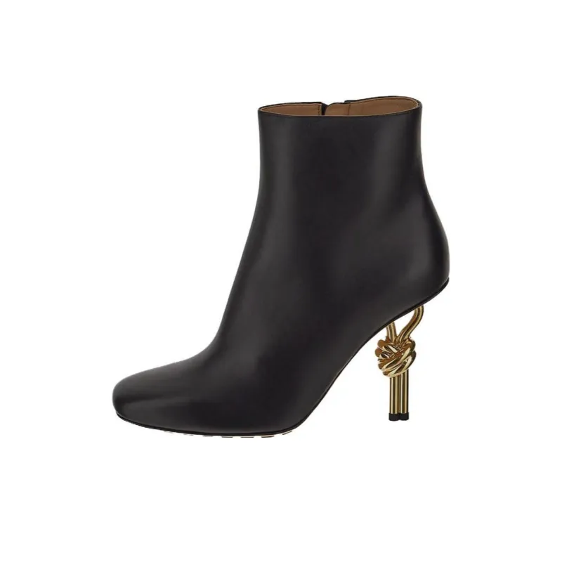 Bottega Veneta Square Toe Ankle Boots Women's-0