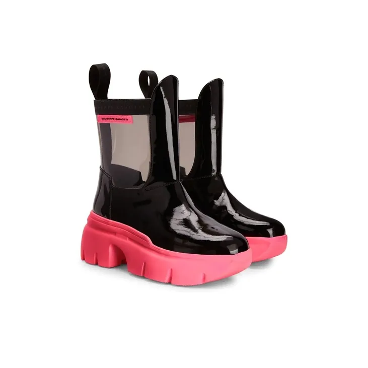Giuseppe Zanotti Apocalypse Riot Logo patch Boots-2