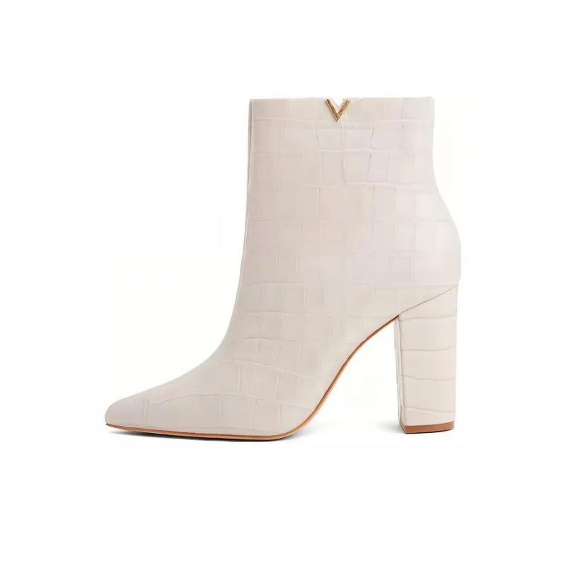 Schutz Ankle Boots Women's Beige-0