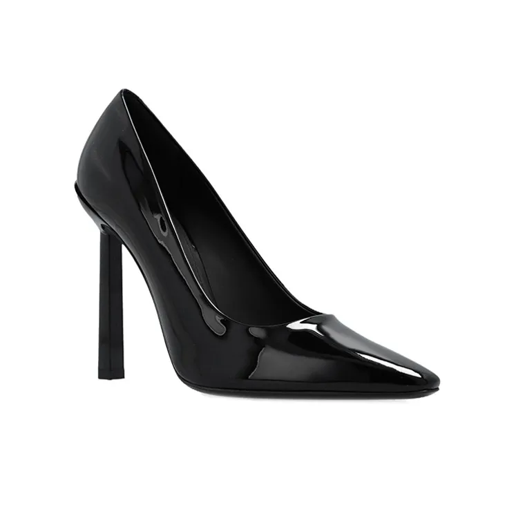 FERRAGAMO Justina Slim Heel High Heels 12cm Women's Black-1