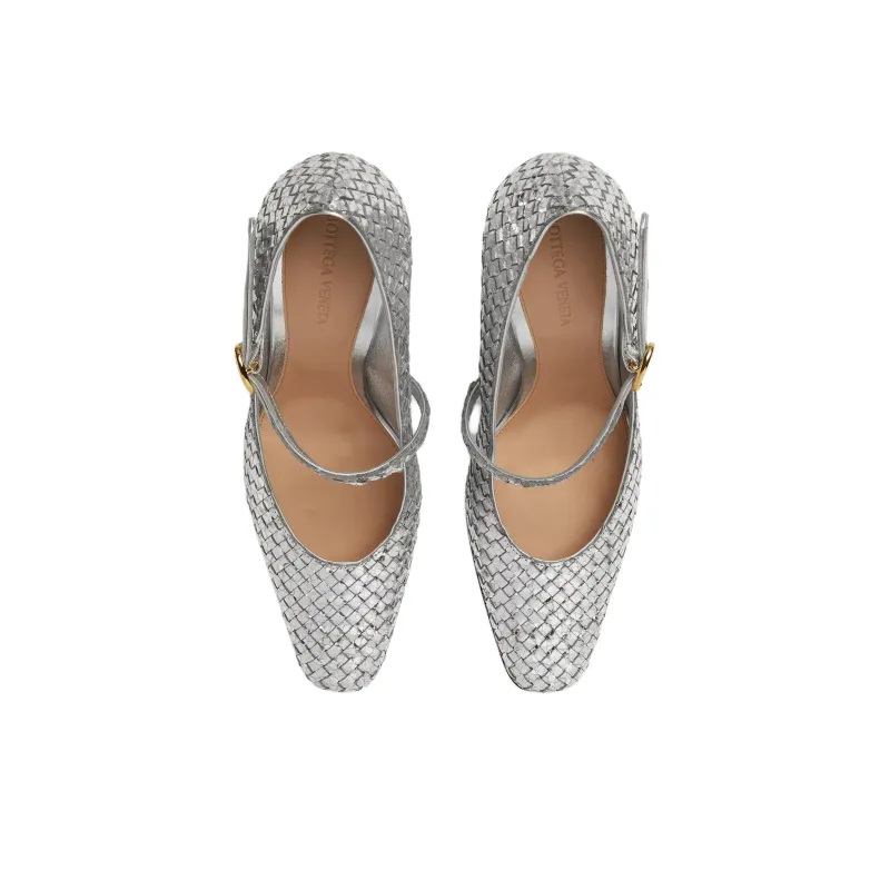 Bottega Veneta Step Square Toe Pumps-4