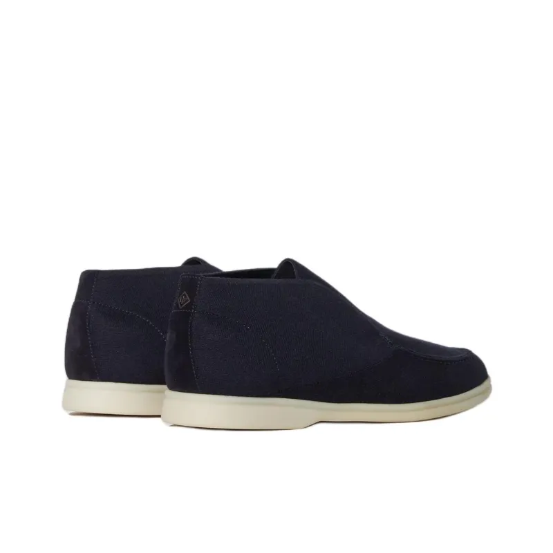 Loro Piana Ankle Boots Men's Black-3