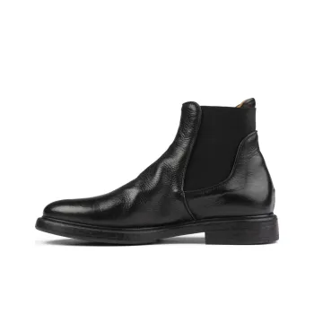 Silvano Sassetti Short Chelsea Boots Men's Black