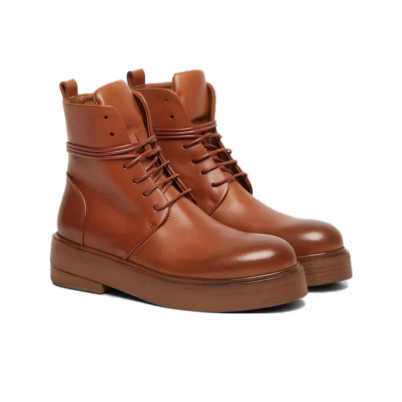 Marsèll Zuccolona Ankle Boots 2cm Women's Brown-2