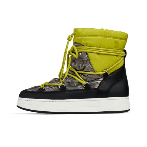 Jimmy Choo Thermal Abrasion Resistant Coverage Snow Boots Women's Lime Yellow