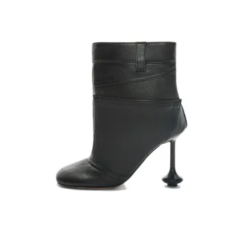 LOEWE 90mm Toy Panta Leather Ankle Boots