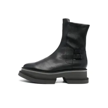 CLERGERIE Platform Sole Leather Ankle Boots Women's