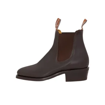 R.M.WILLIAMS Short Chelsea Boots 4cm Men's Dark Brown