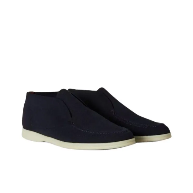 Loro Piana Ankle Boots Men's Black-2