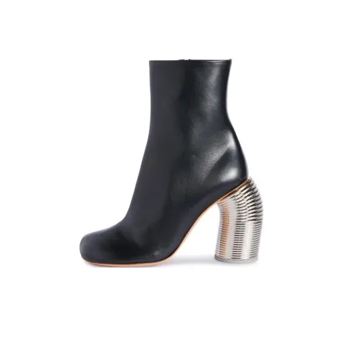 OFF WHITE Zip Detailed Ankle Boots Women's