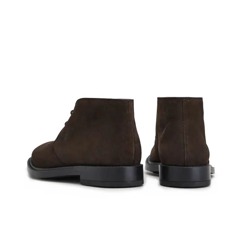 TOD'S Desert Almond Toe Ankle Boots-3