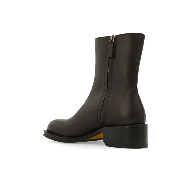 Lanvin Zip-fastening Leather Ankle Boots-3