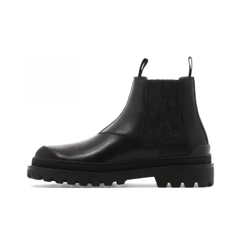 DIOR Explorer Short Chelsea Boots Men's Black