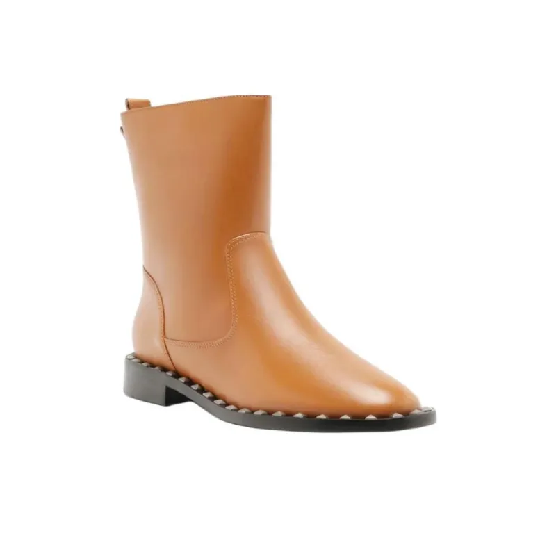 Schutz Bennie Ankle Boots Women's Orange-2