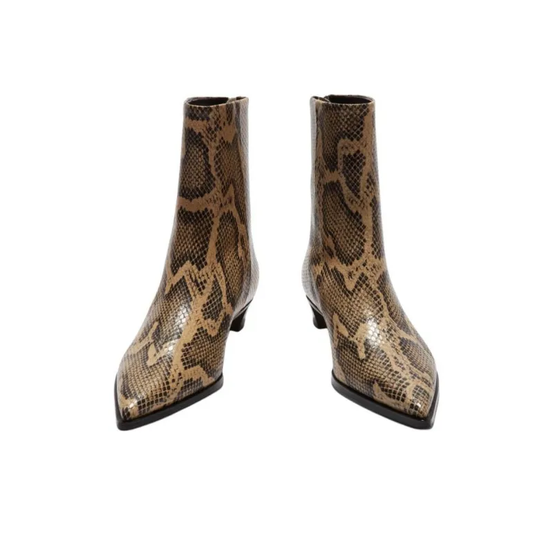 Aeyde Harriet Ankle Boots 3cm Women's Brown-3