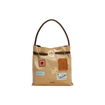 Tagi. Corduroy Shoulder Bag Unisex Khaki