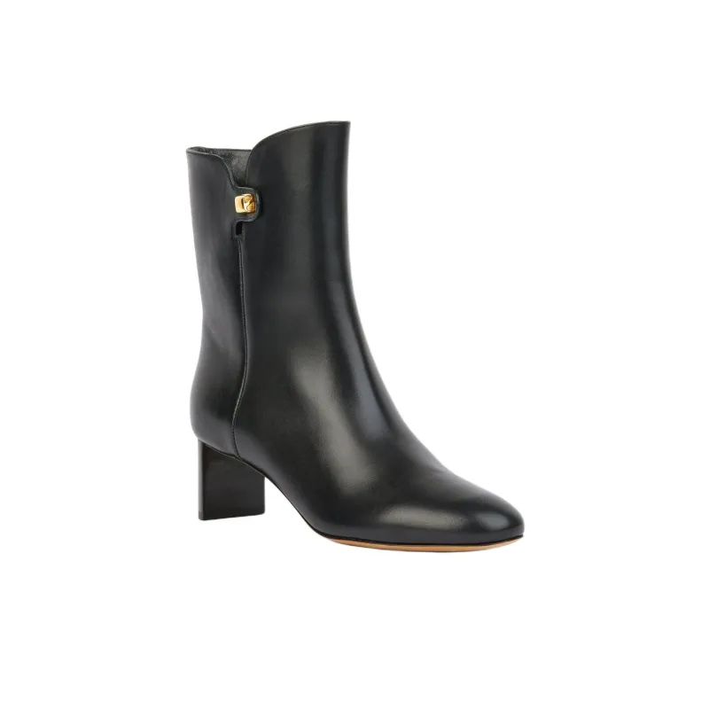 MAISON SKORPIOS Gaby Ankle Boots 5cm Women's Black-3
