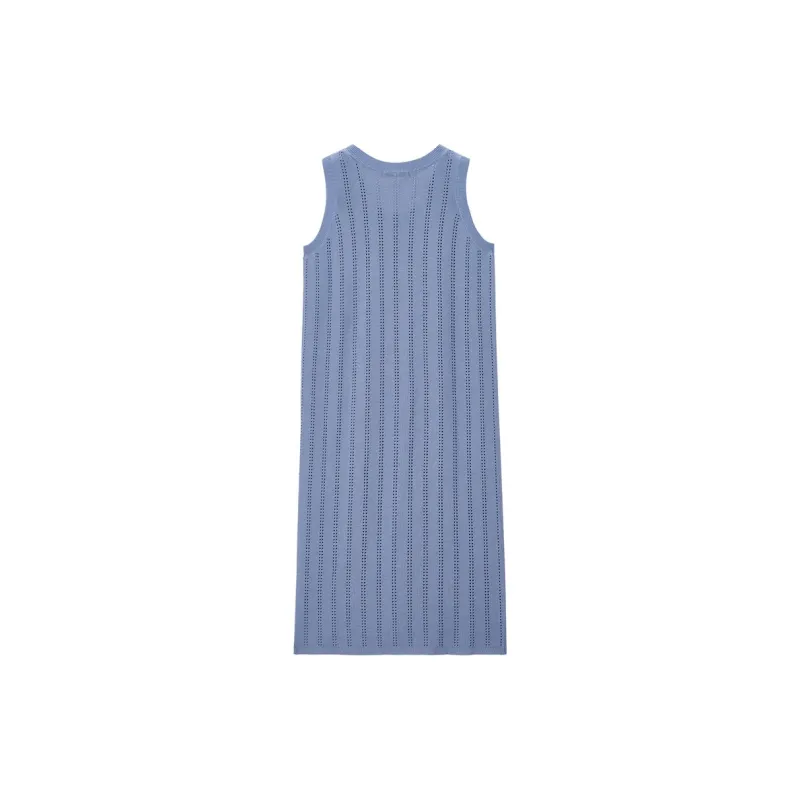 UNIQLO Sleeveless Dress Women's Glaze Blue-1
