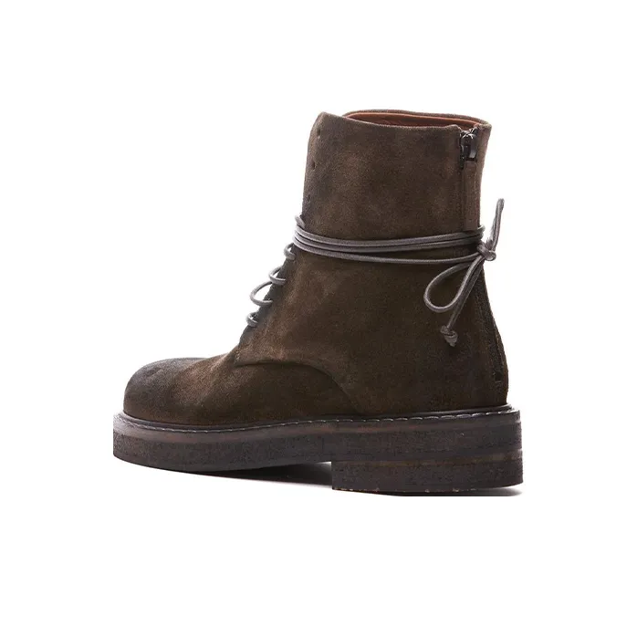 Marsèll Round Toe Lace Up Ankle Boots Women's-3