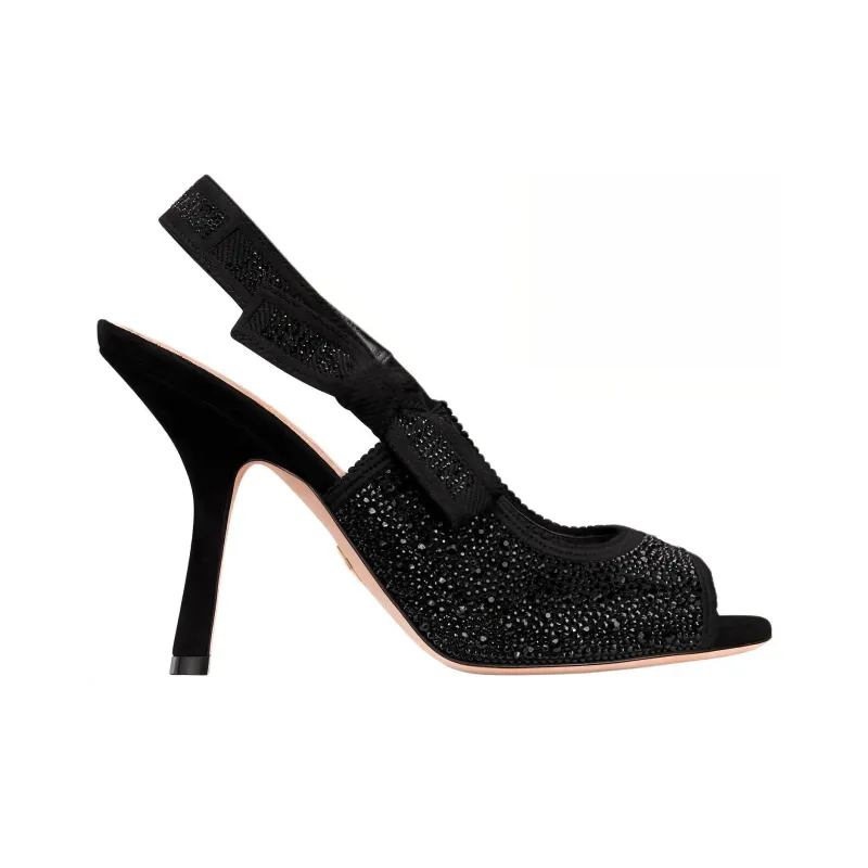 DIOR J'Adior High Heels 10cm Women's Black-1