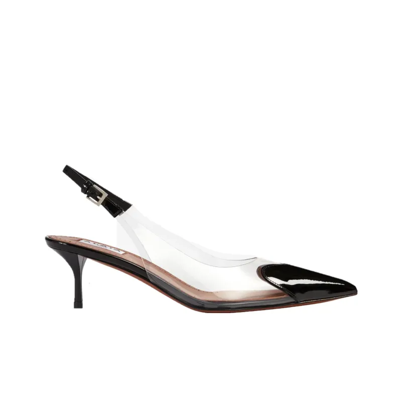 Alaïa 55mm Pointed Leather Pumps-1