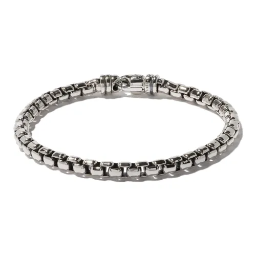 David Yurman 18kt Yellow Gold Fortune Jade Woven Bracelet
